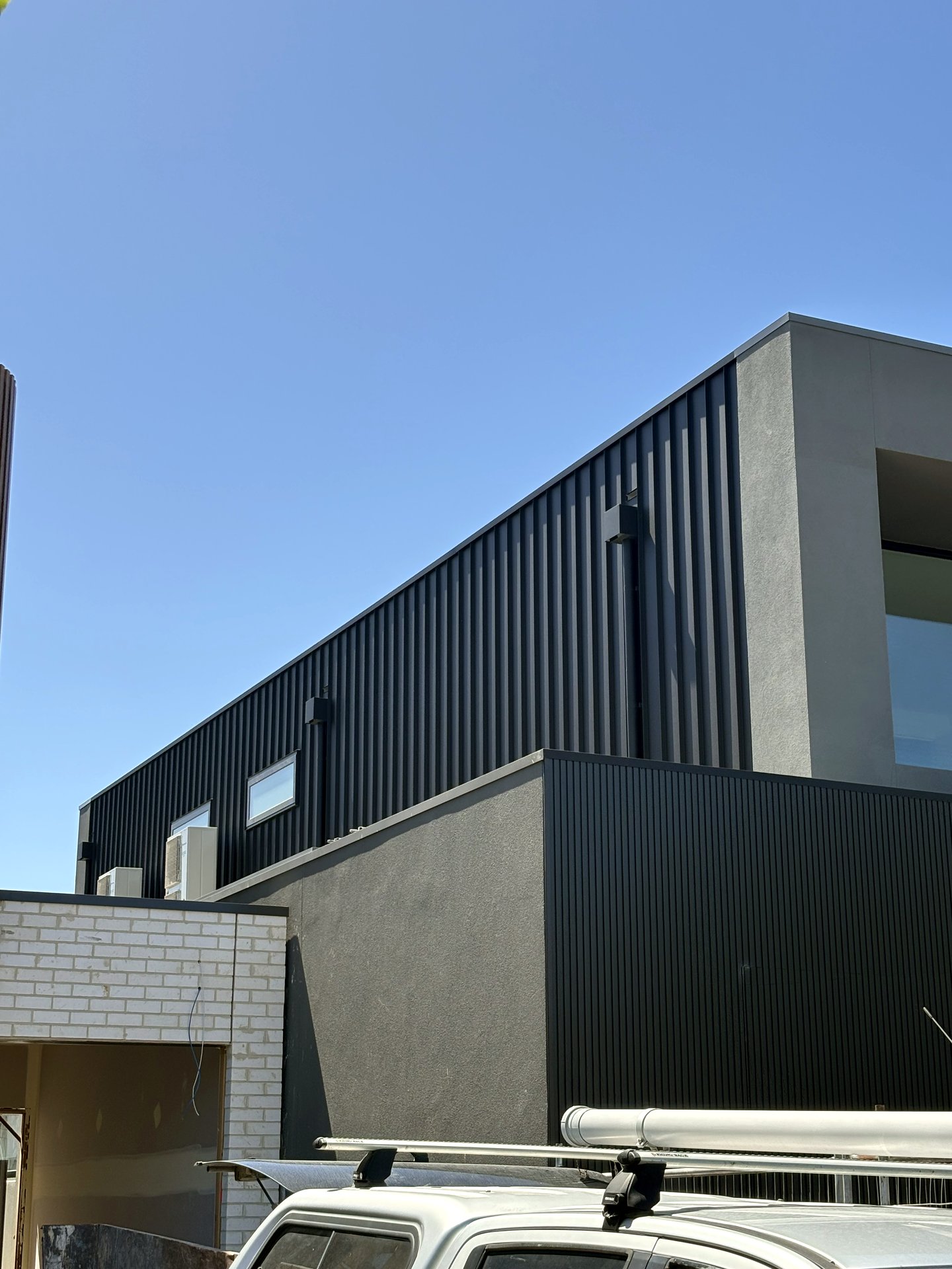 Nail strip — Essendon project — Heasly & Son architectural cladding Melbourne