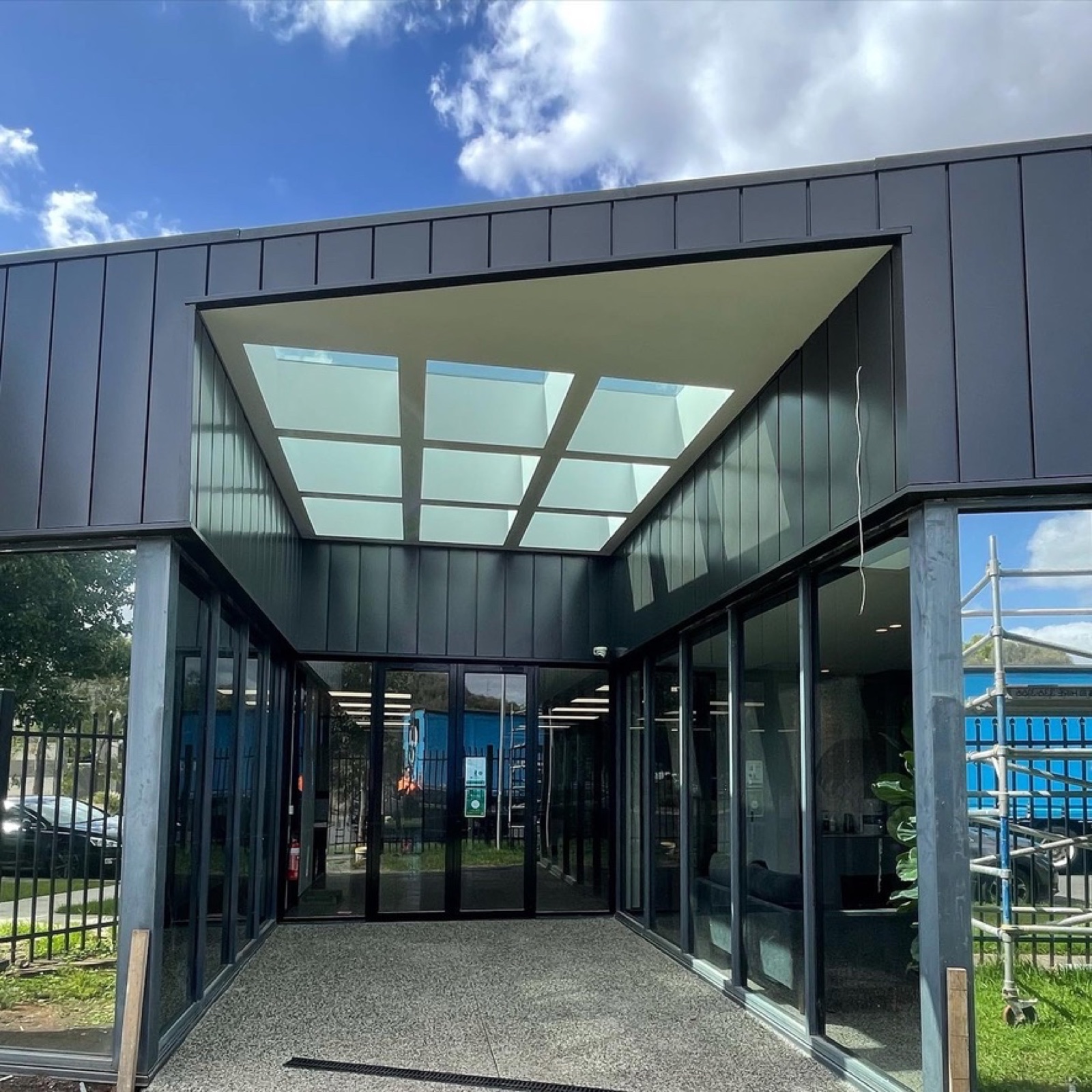Pet Traveller cladding — Heasly & Son architectural cladding Melbourne