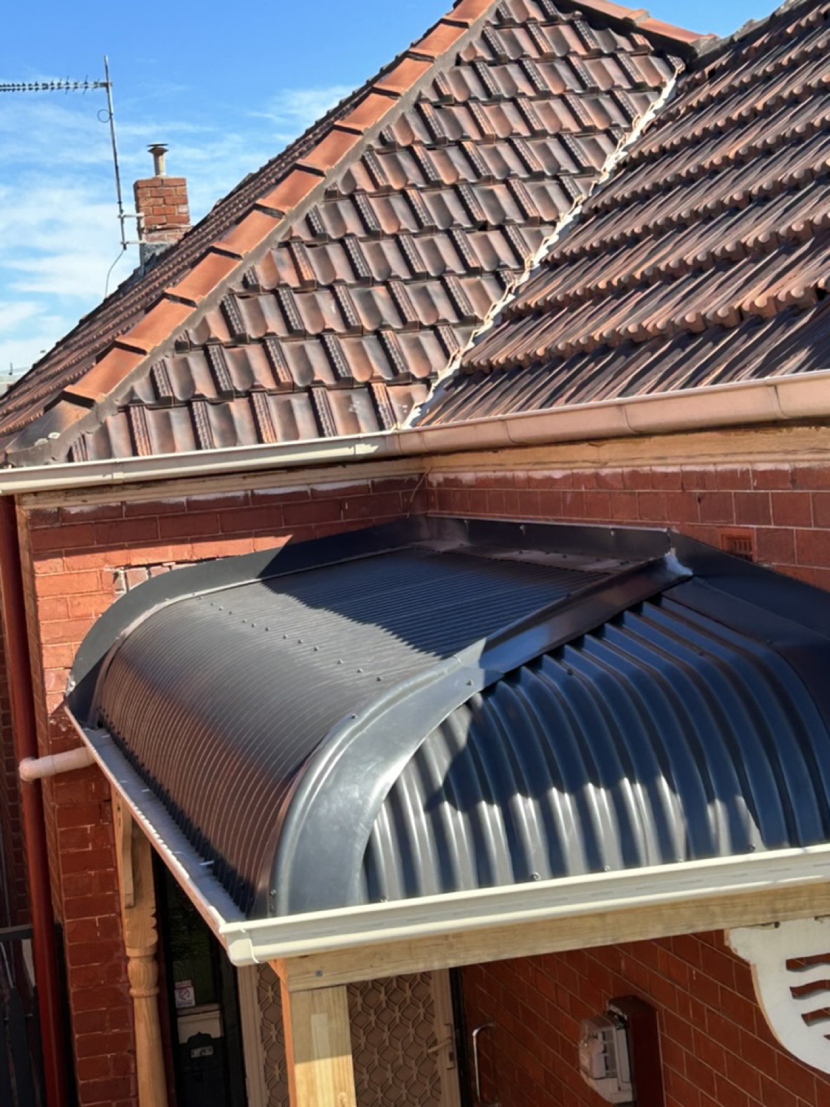 Heritage bullnose verandah — Heasly & Son patios and pergolas Melbourne