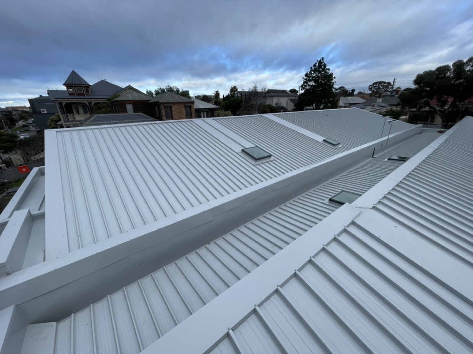 Essendon new duplex — Heasly & Son new home roofing Essendon Melbourne